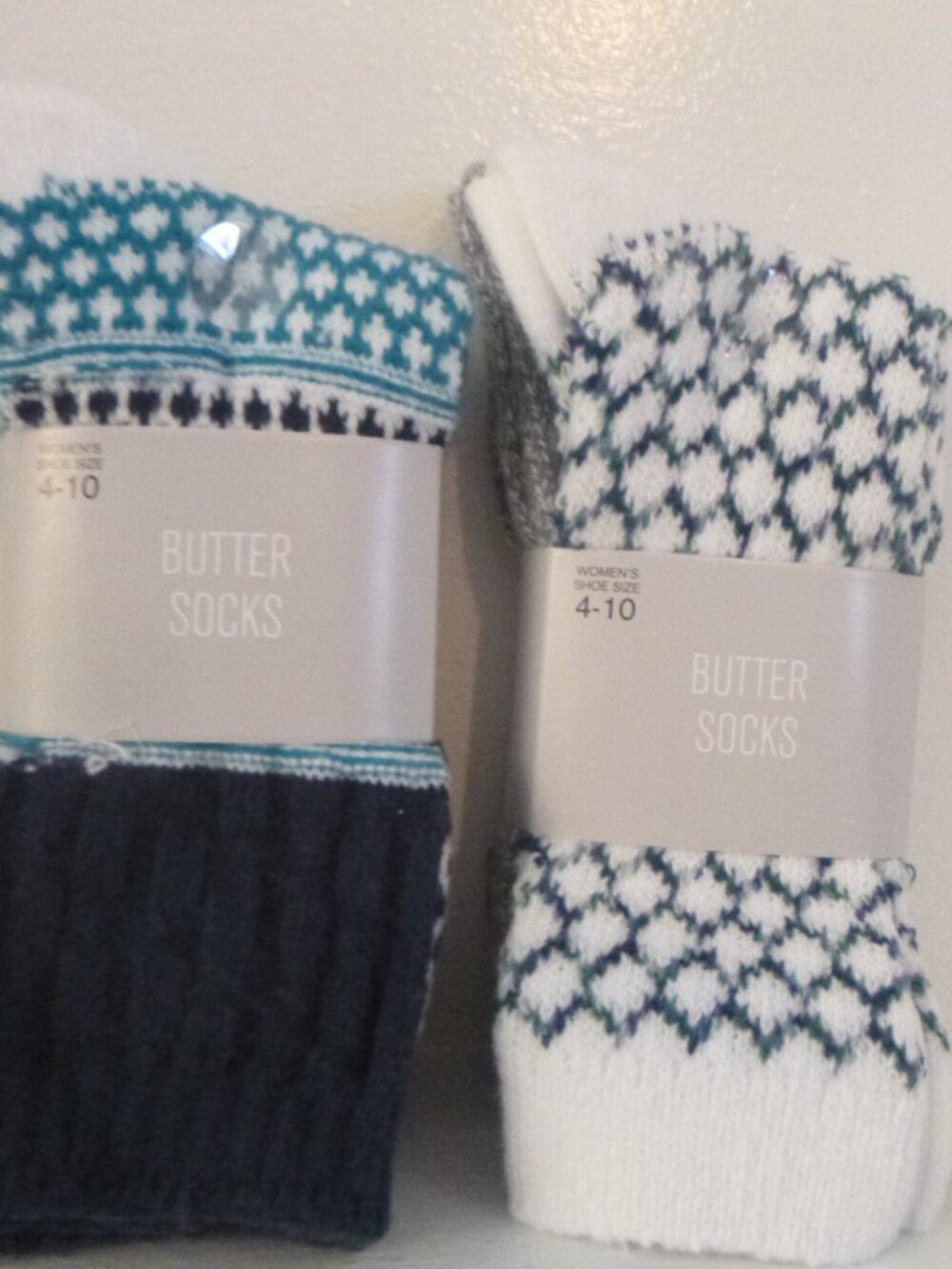 4 PAIR BUTTER SOCKS NWT SO SO COZY SOFT